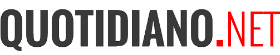 Logo con il testo QUOTIDIANO.NET in grassetto; QUOTIDIANO è in nero e .NET è in rosso, il tutto su uno sfondo grigio chiaro.